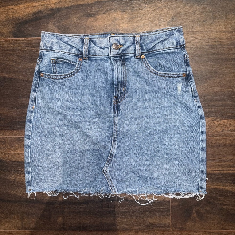 Wild Fable Denim Blue Skirt
